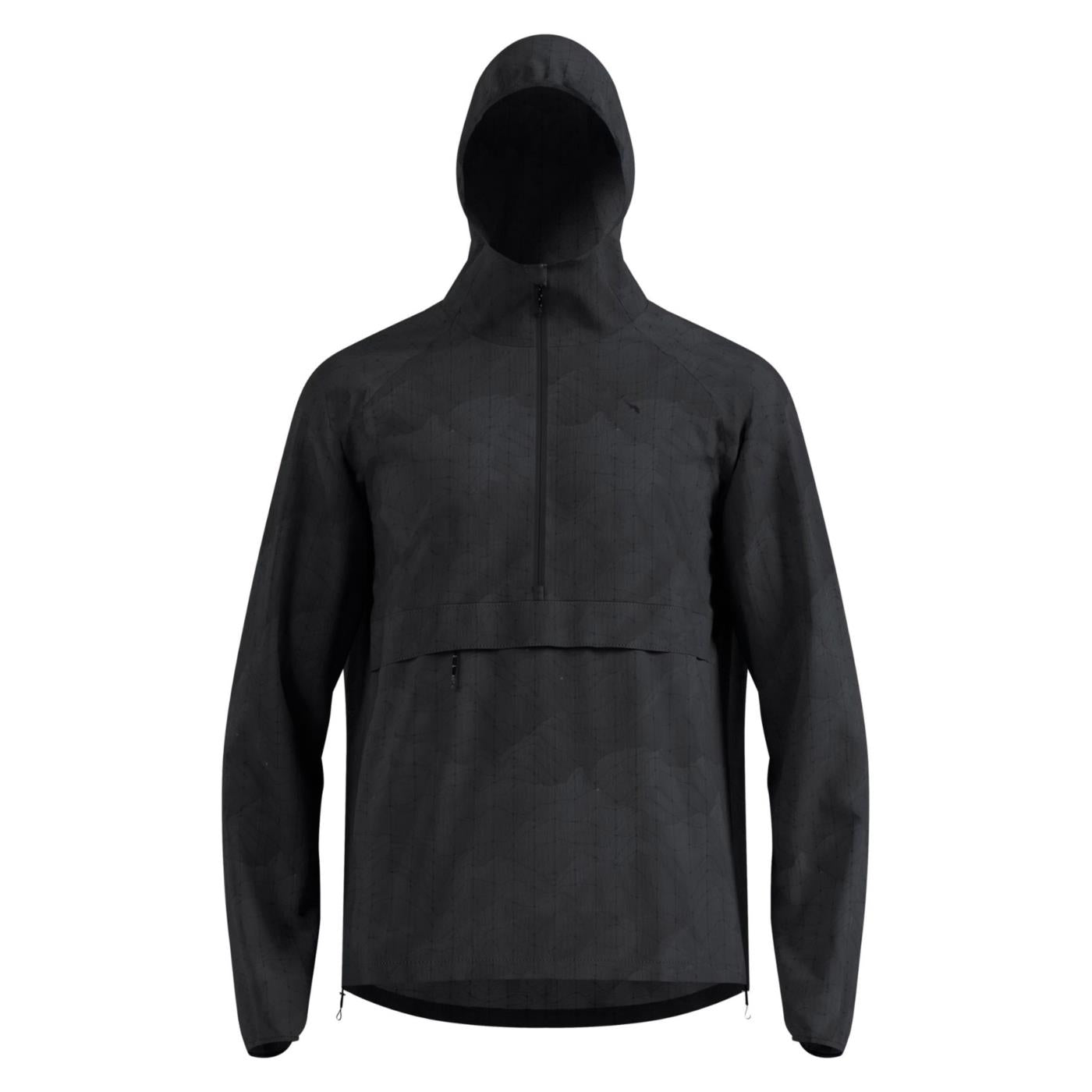 ODLO ZEROWEIGHT PRINT JACKET - C1-nero - vista 3