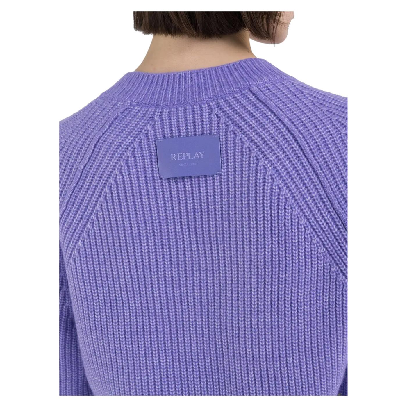 REPLAY MAGLIA DONNA SCOLLO V