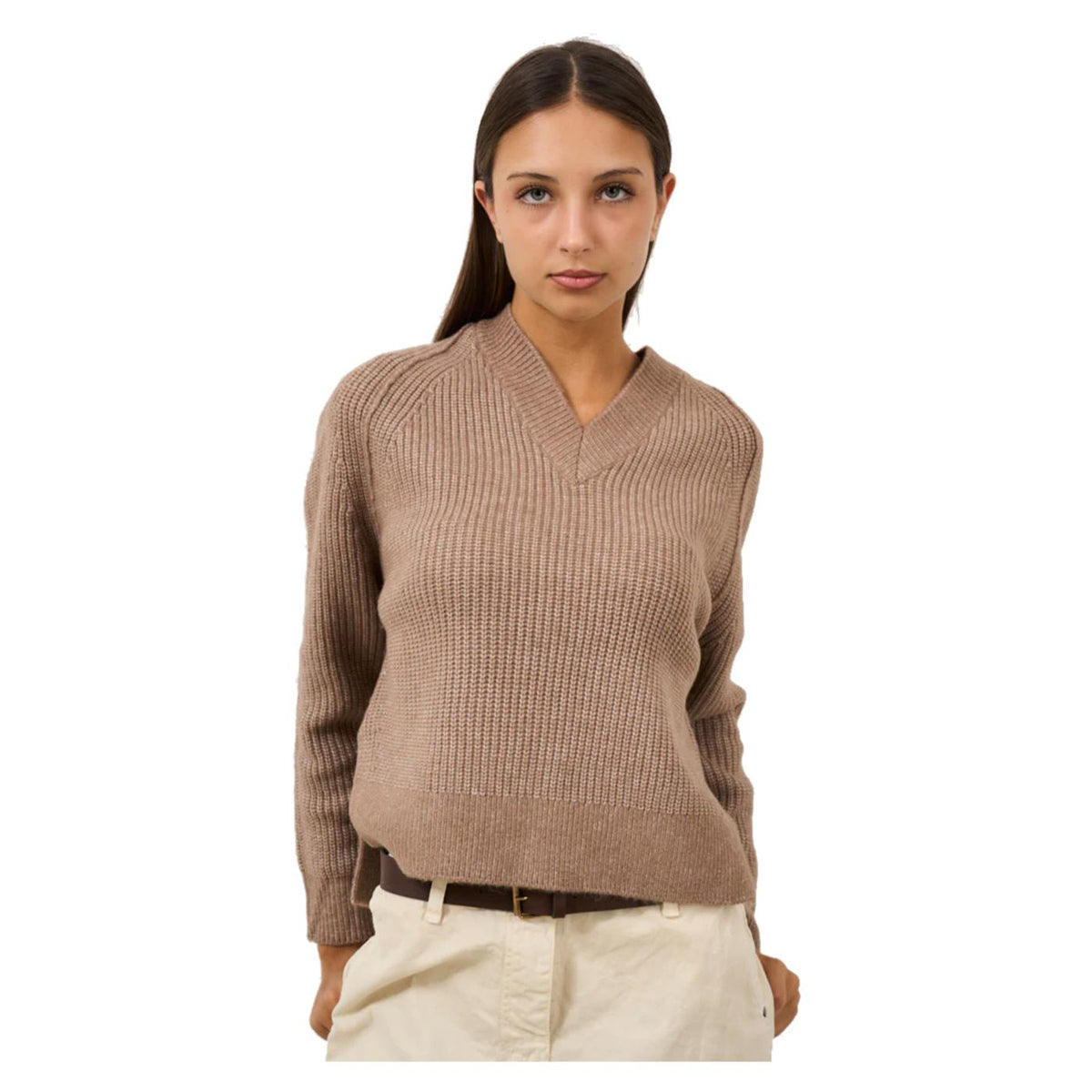REPLAY WOMEN'S V-NECK SWEATER - seconda immagine