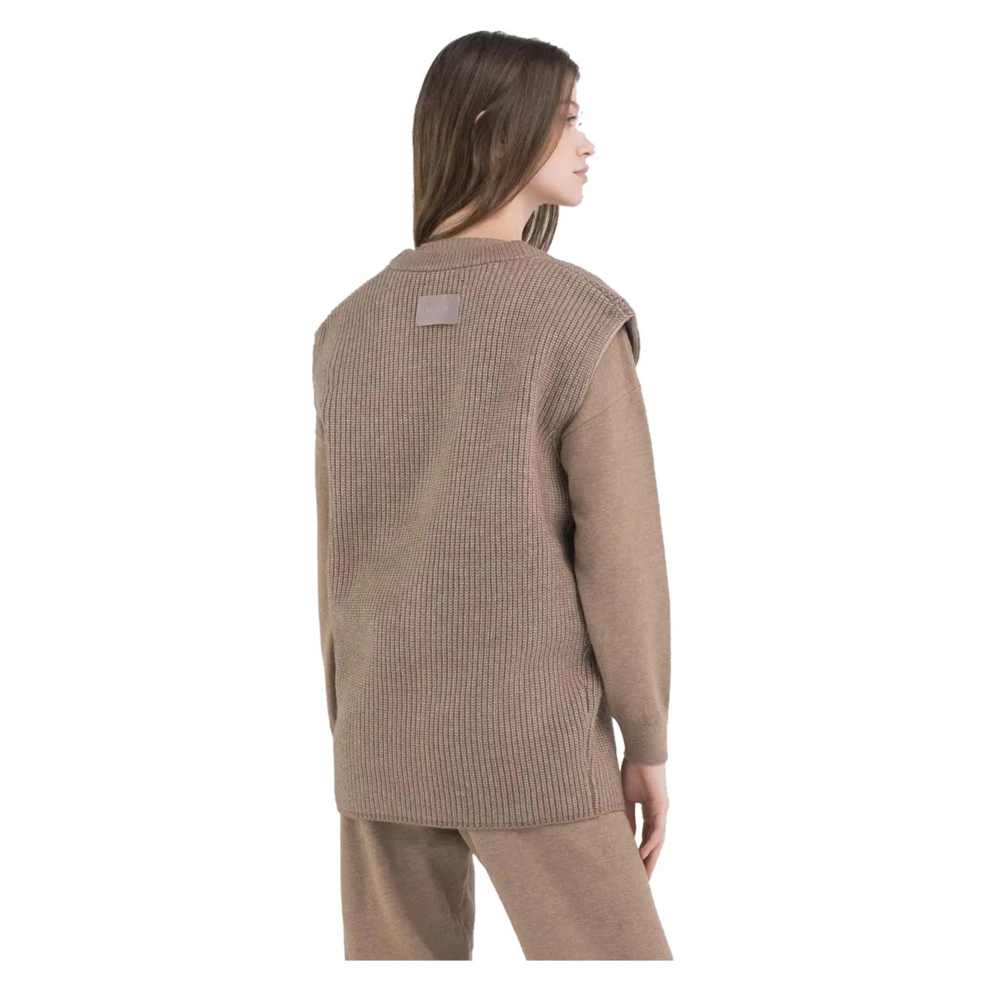 REPLAY CARDIGAN SMANICATO