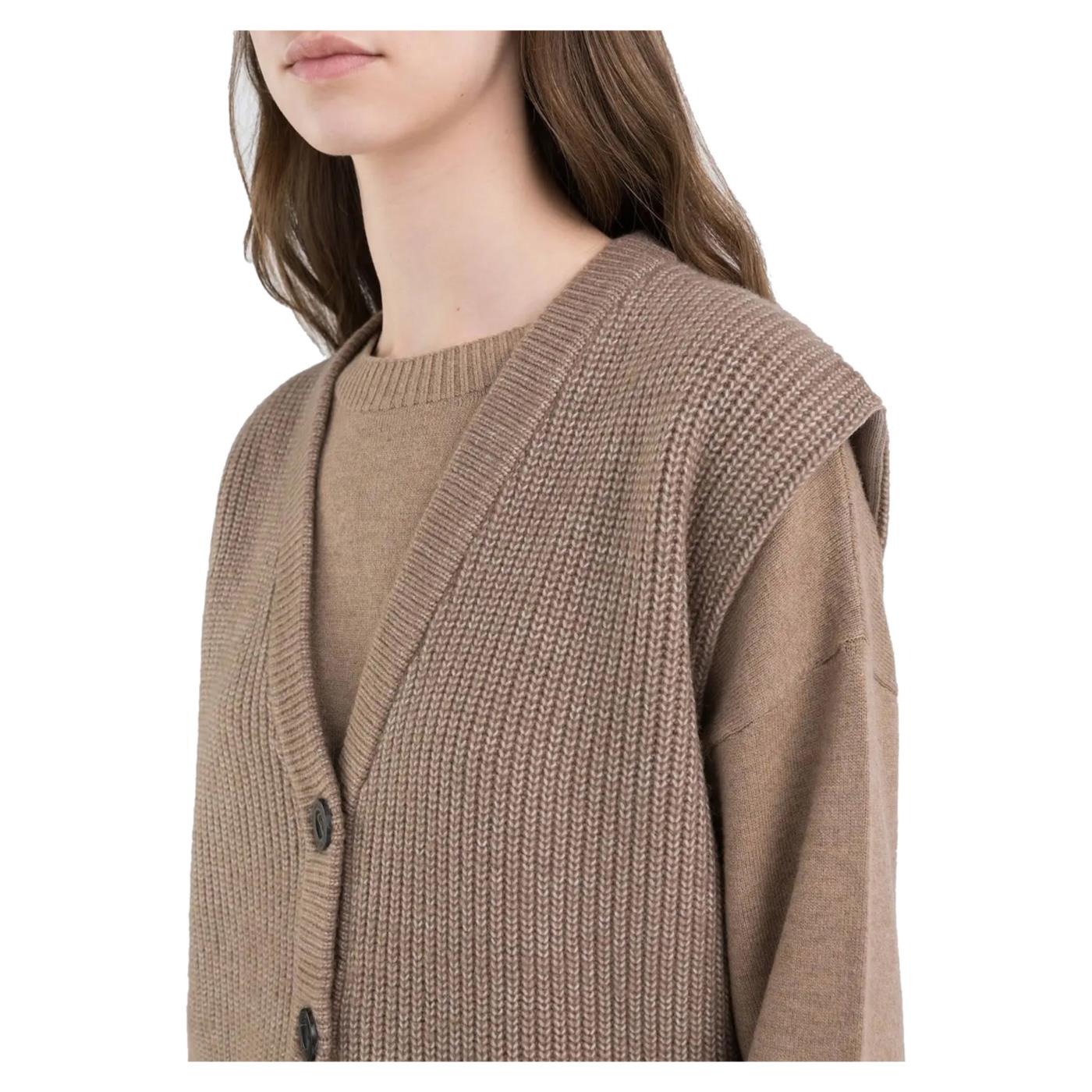 REPLAY CARDIGAN SMANICATO