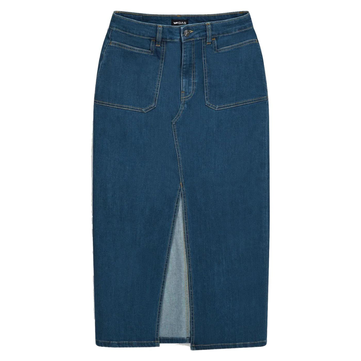 GAS UTILITY SKIRT WK DENIM