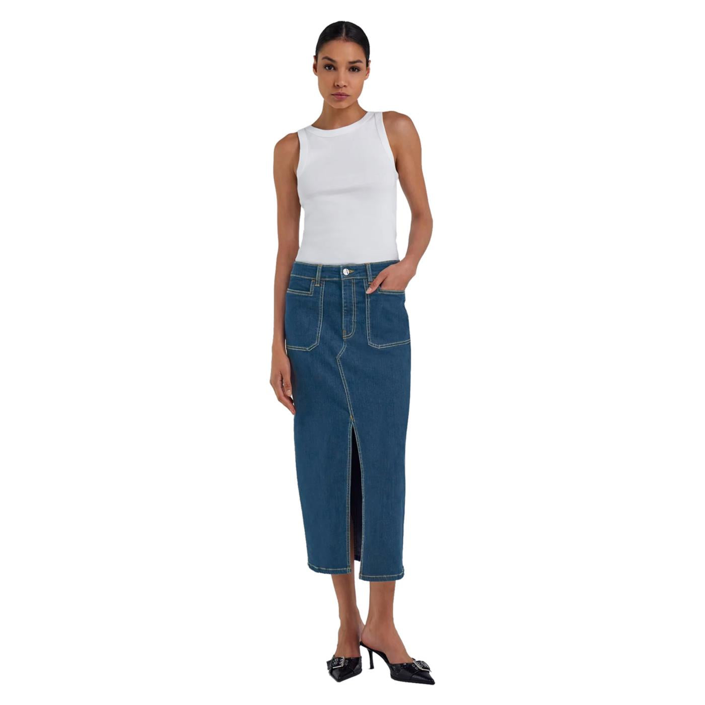 GAS UTILITY SKIRT WK DENIM