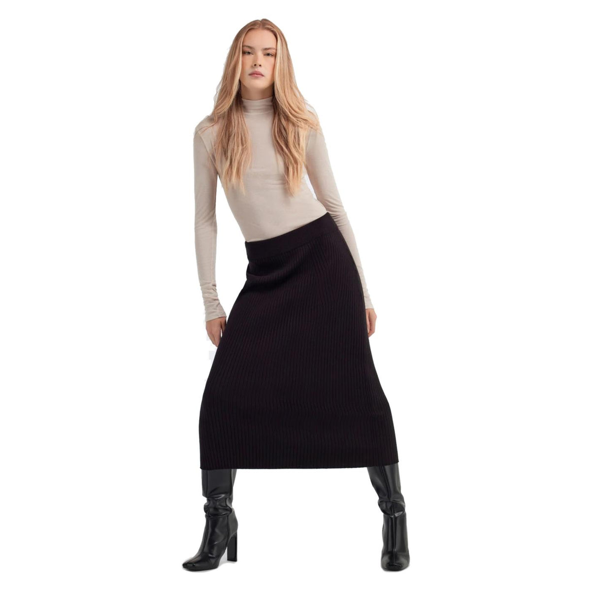 GAS GREGORIA W SKIRT VISCOSE - seconda immagine