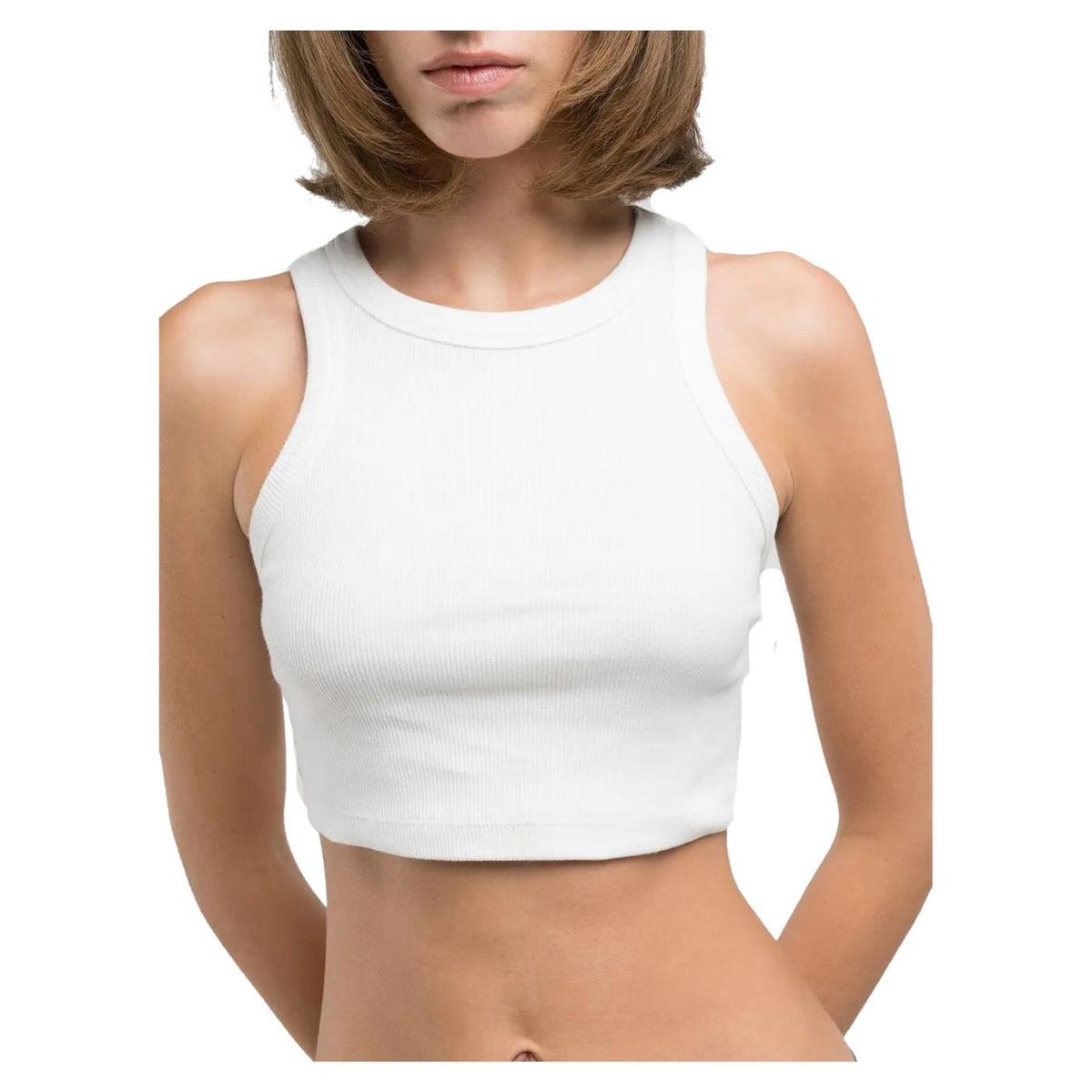 REPLAY SKINNY FIT COTTON TANK TOP