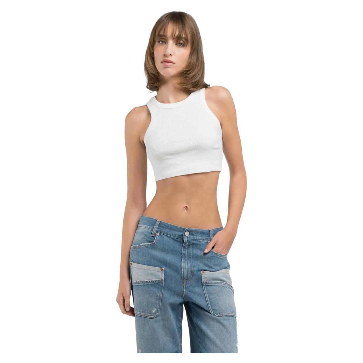 REPLAY CANOTTA SKINNY FIT COTONE