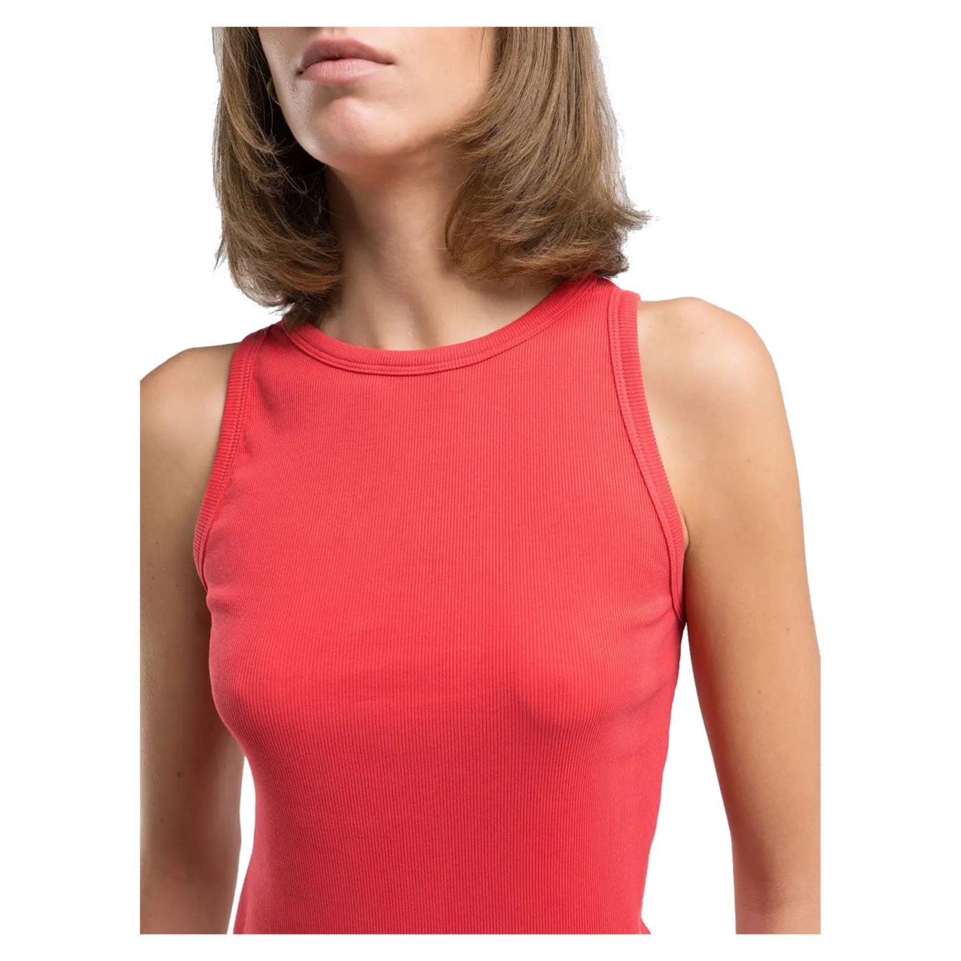 REPLAY SLIM FIT RIBBED TANK TOP