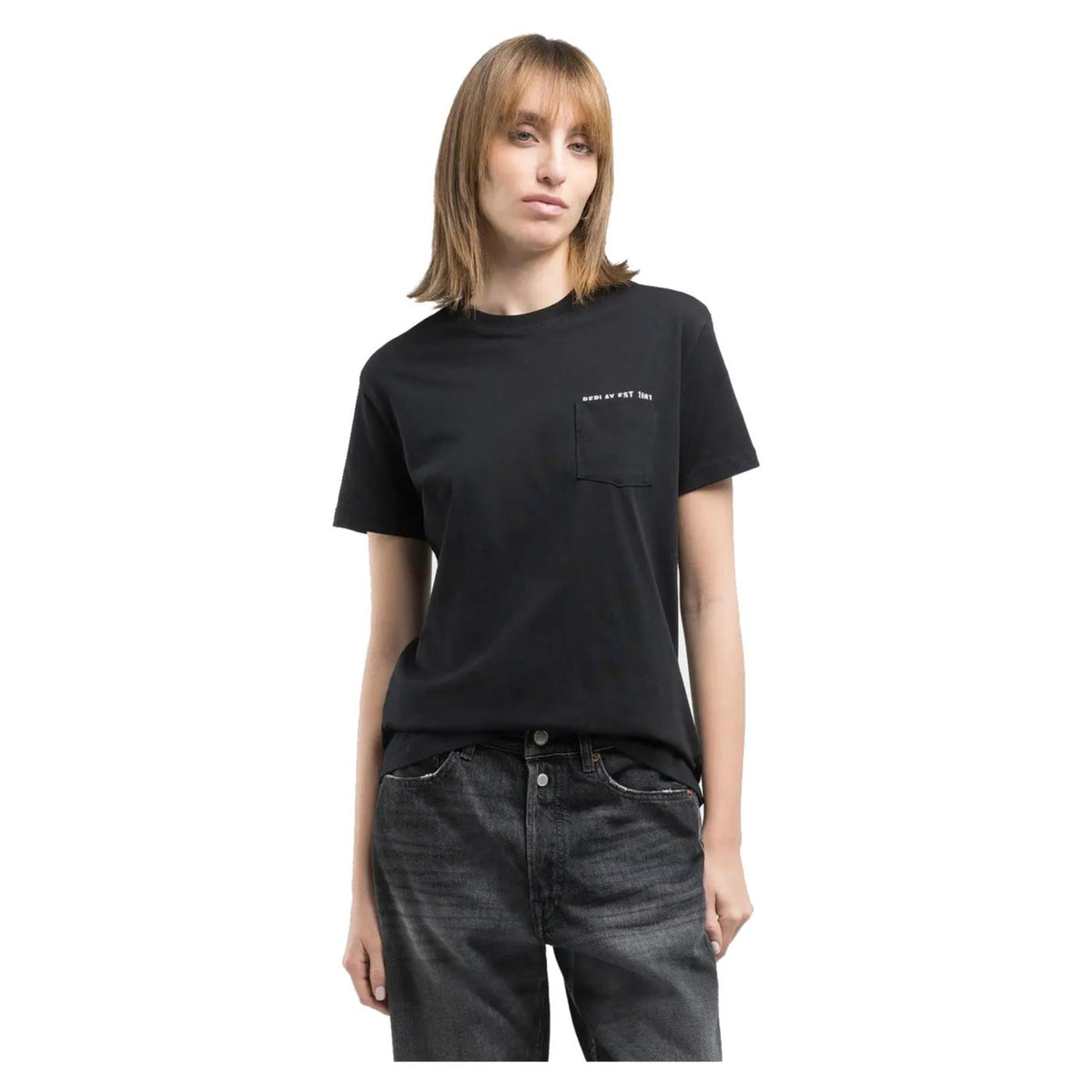 REPLAY TEE REGULAR FIT POCKET