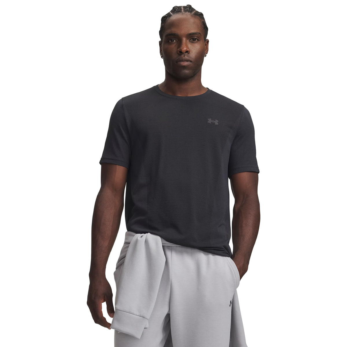 UNDER ARMOUR VANISH SEAMLESS SS TEE - Nero - immagine principale
