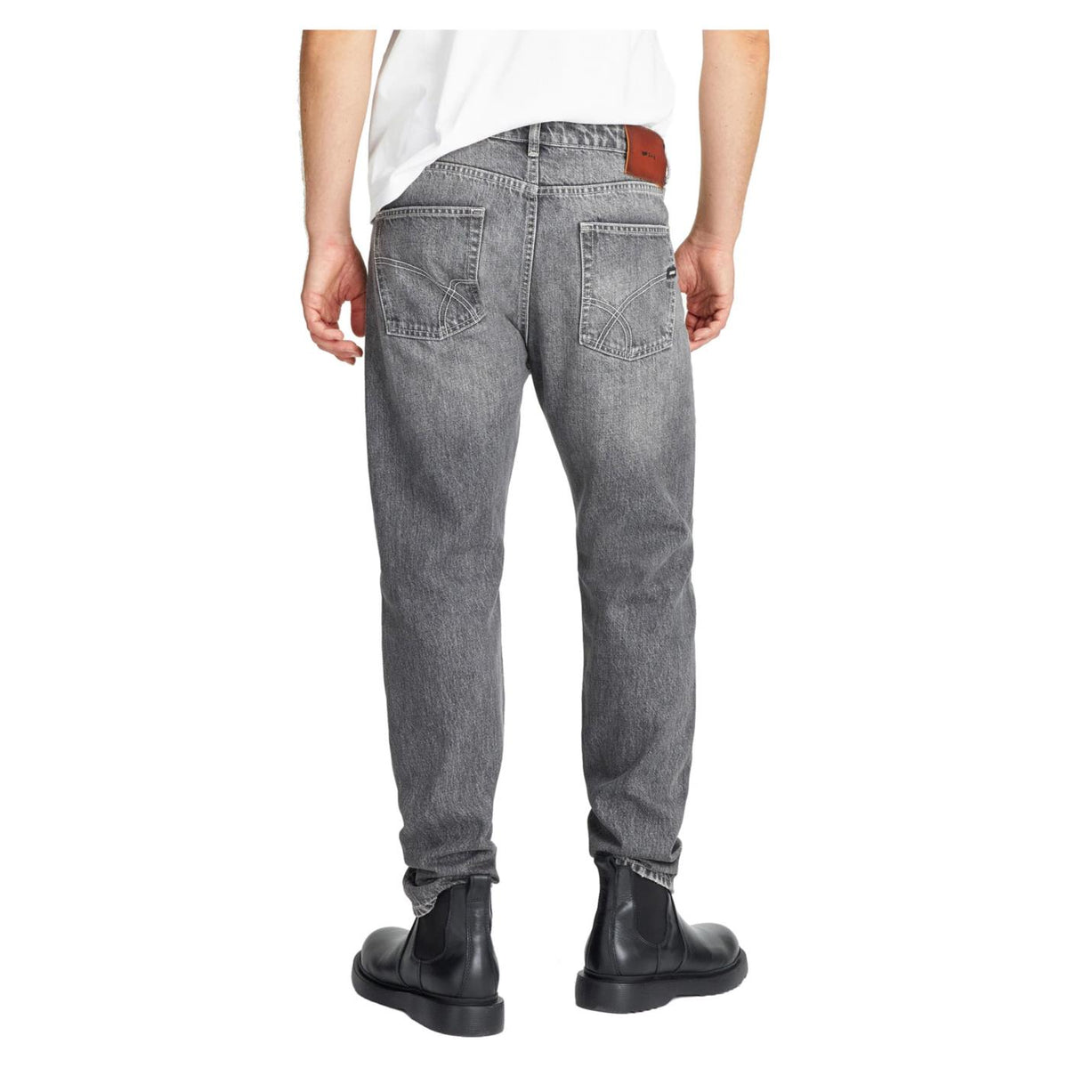 GAS TORN REAL BLACK DENIM - seconda immagine