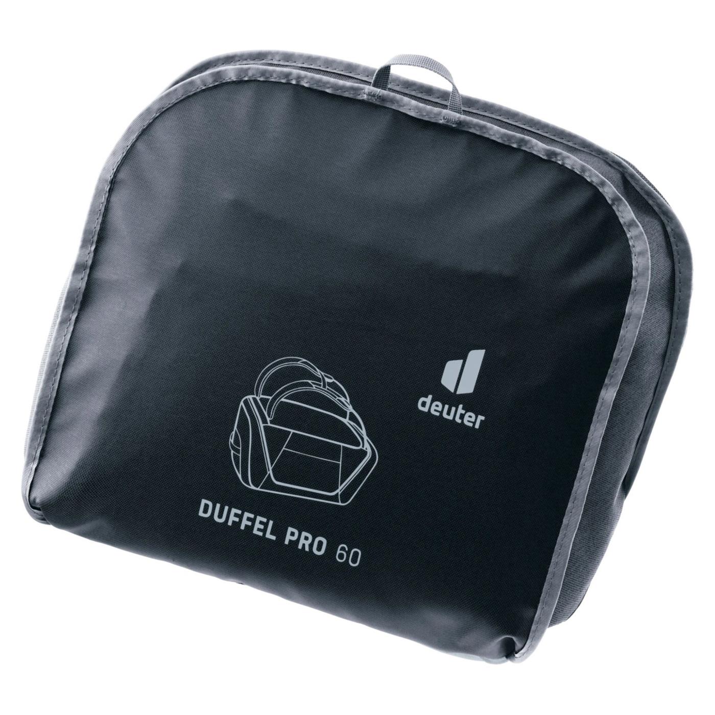 DEUTER DUFFEL PRO 60 - Nero - vista 4