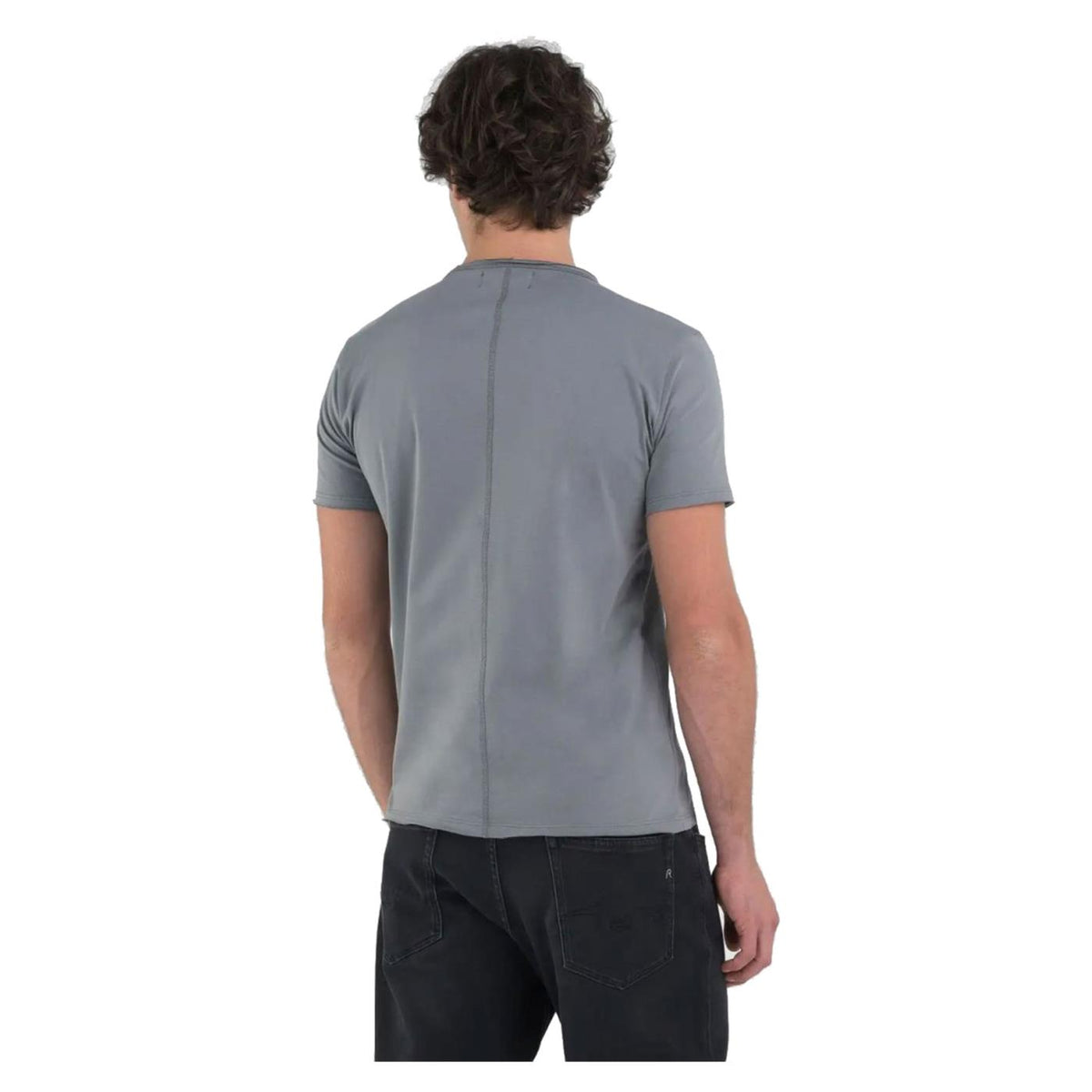 REPLAY CREW NECK COTTON T-SHIRT - seconda immagine