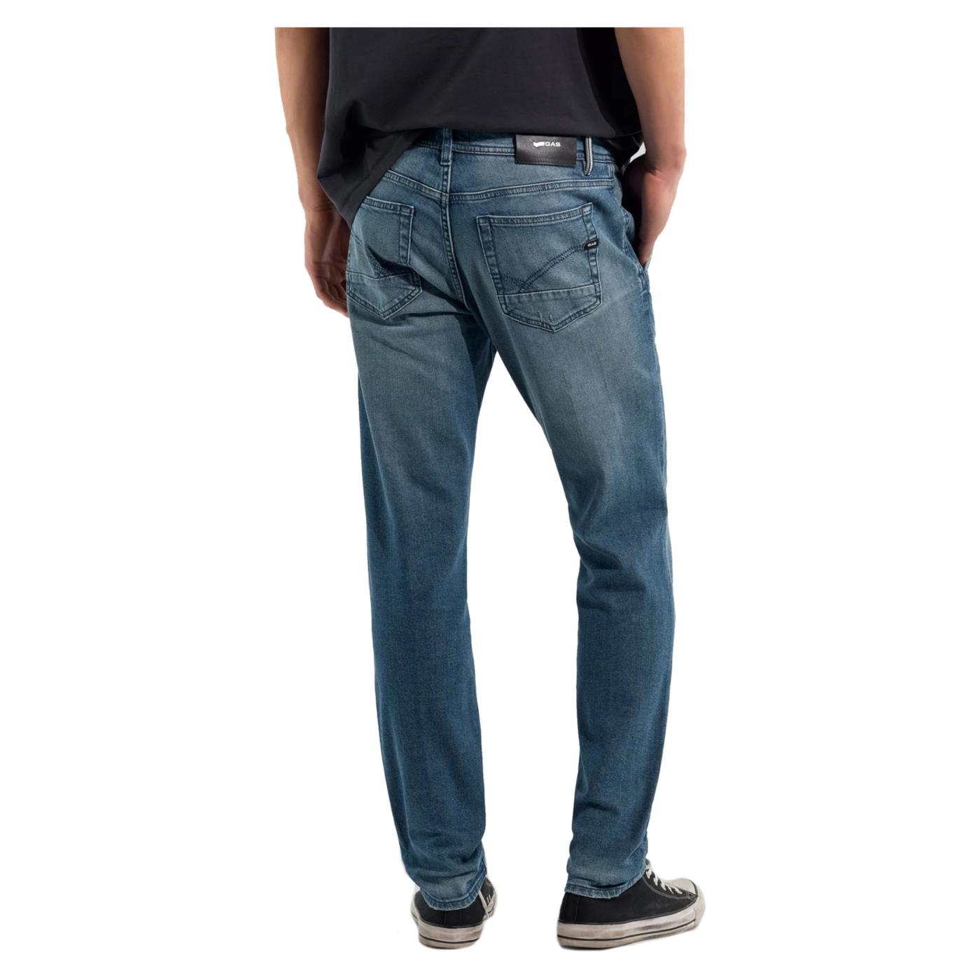 GAS ALEX CHINO L.32 - Denim - vista 2