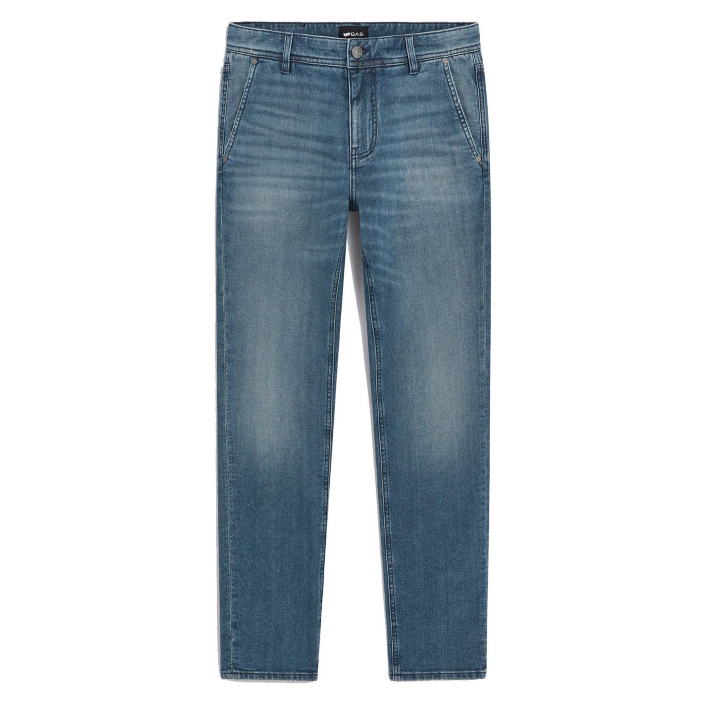 GAS ALEX CHINO L.32 - Denim - vista 3