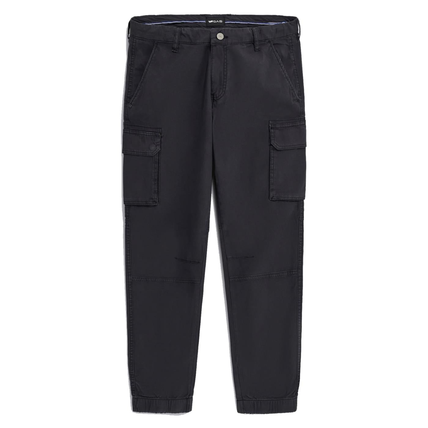 GAS BOB GYM POCKET PANTS - Nero - immagine principale