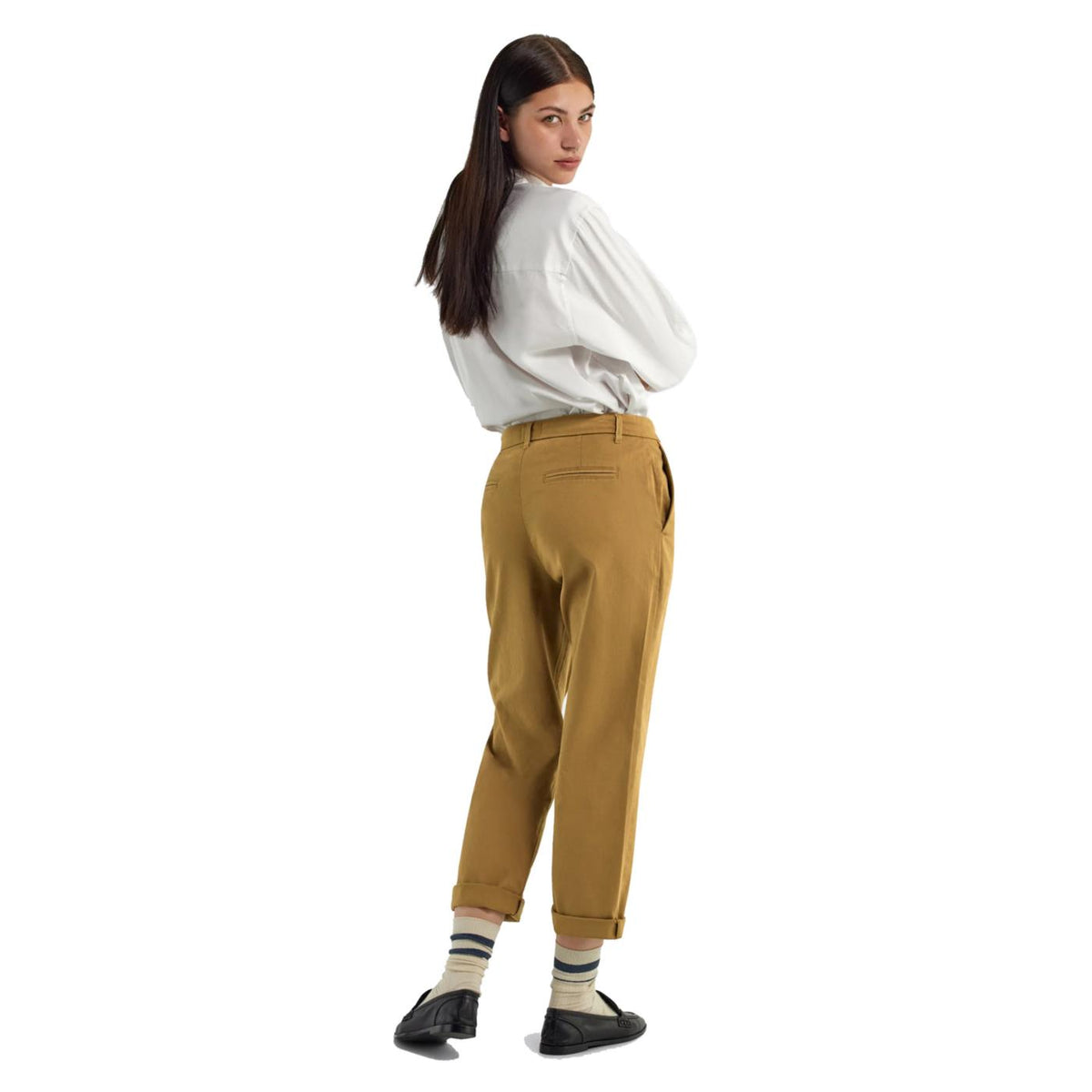 GAS PANT ZAIRA W GROS COTTON - seconda immagine