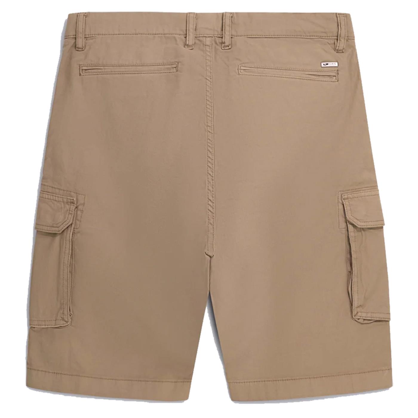GAS BOB GYM SHORTS - Beige - vista 2