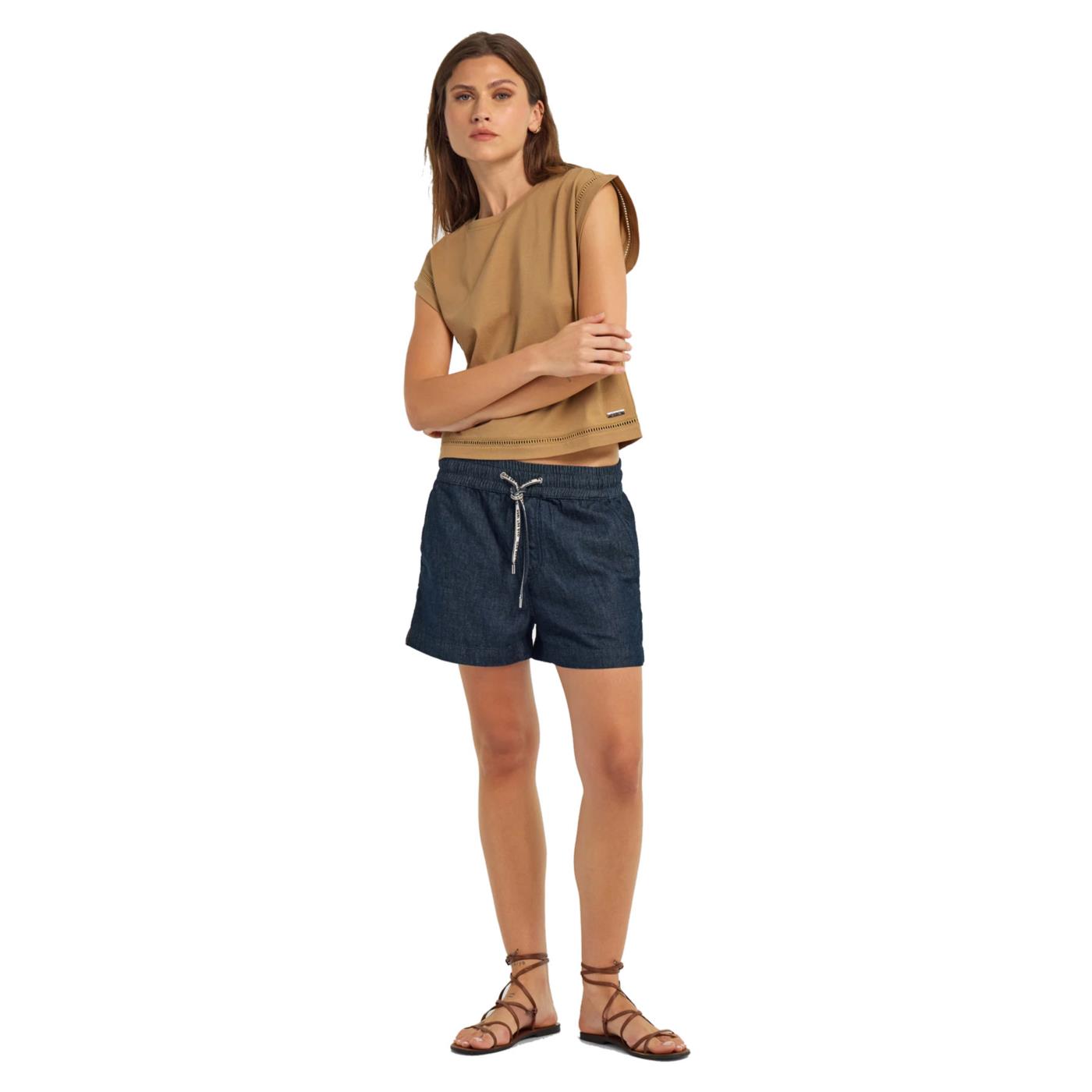 GAS SHORTS W ERIM DENIM - Denim - immagine principale