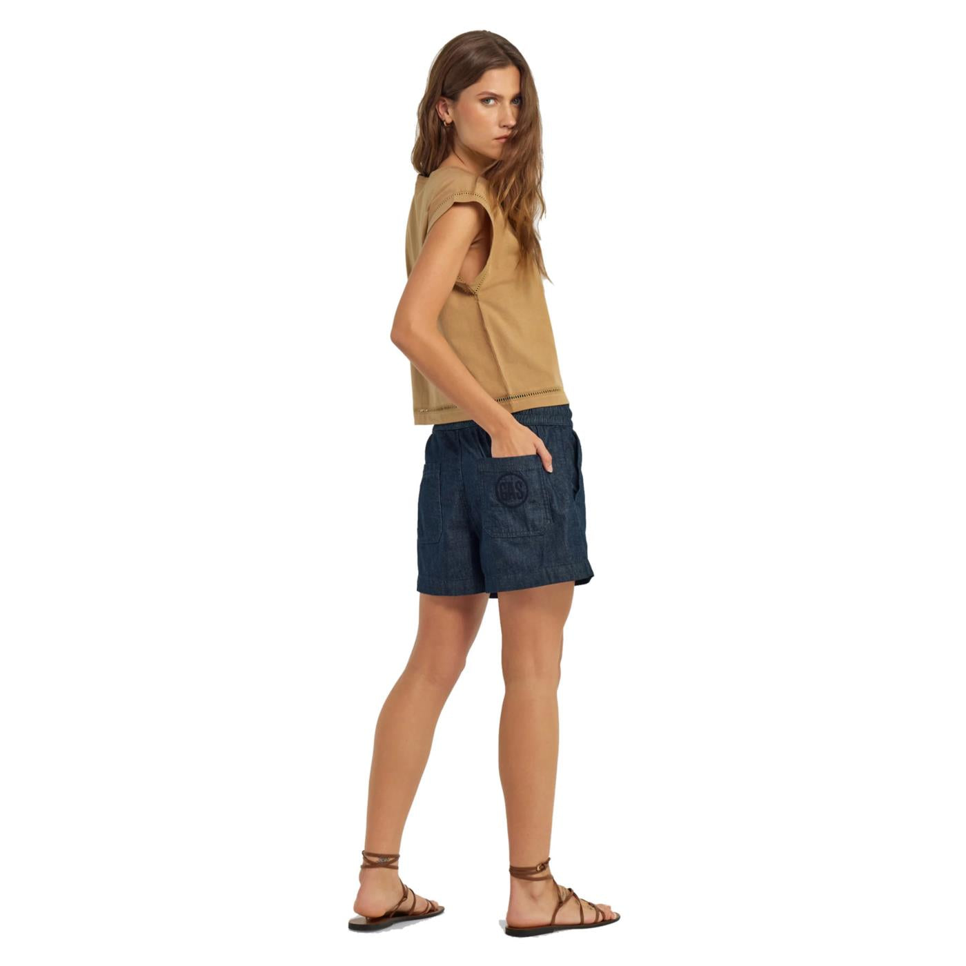 GAS SHORTS W ERIM DENIM - Denim - vista 2