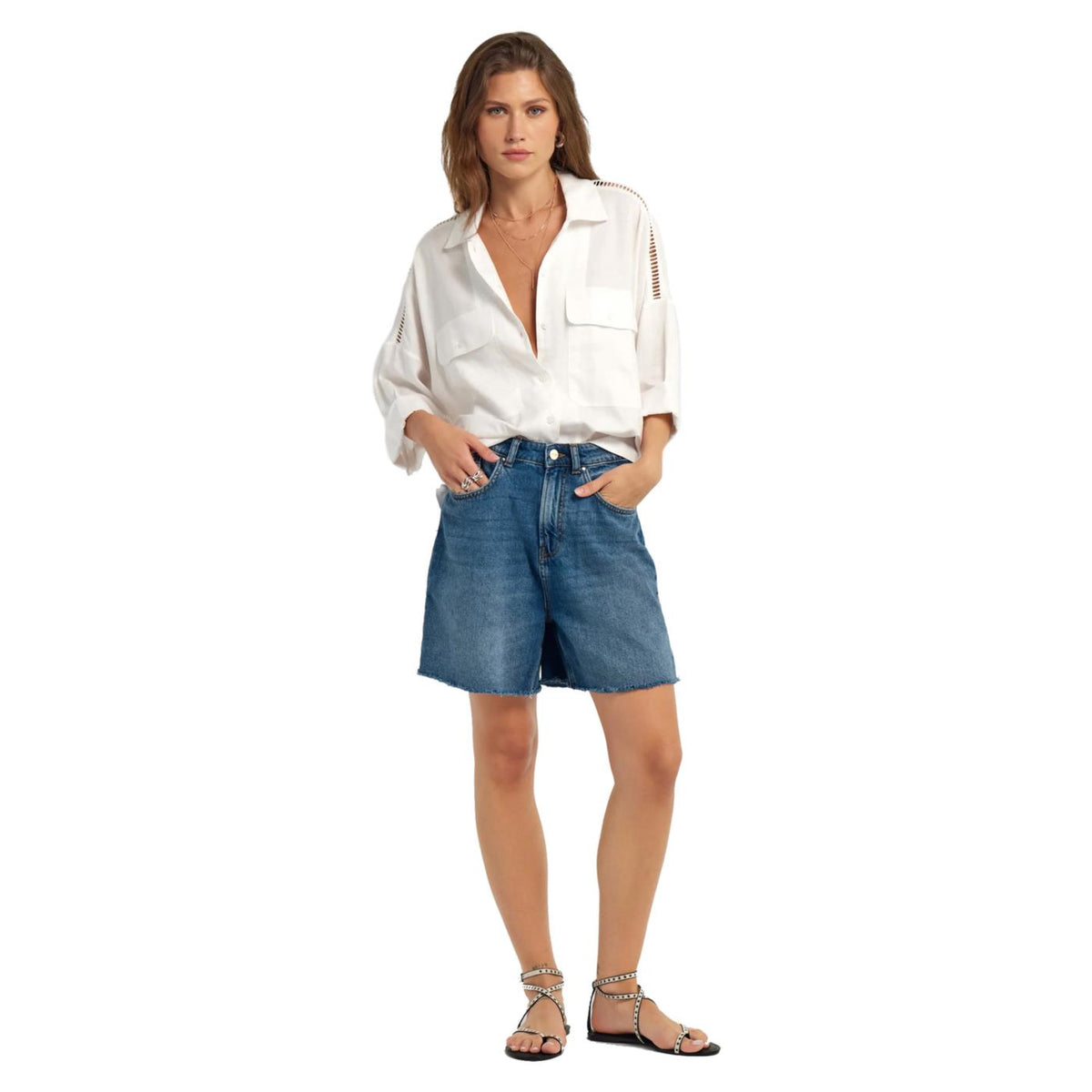 GAS SHORTS W LUCY DENIM