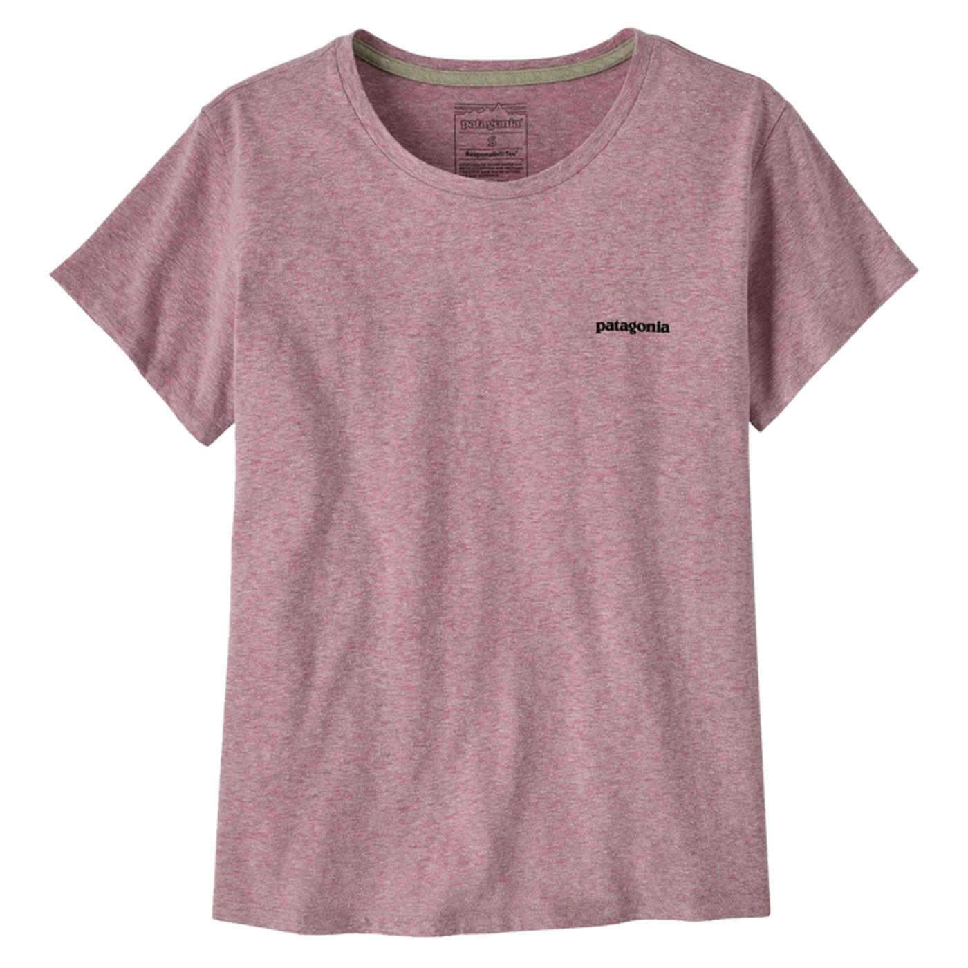 PATAGONIA W P-6 LOGO RESP TEE - Rosa - immagine principale
