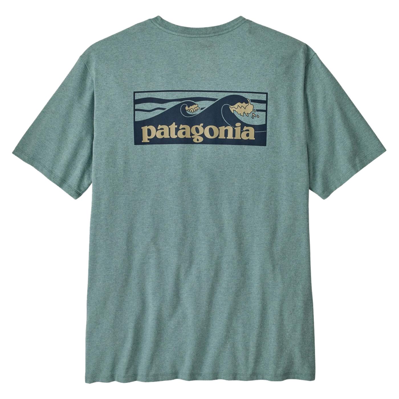 PATAGONIA BOARDSHORT POCKET TEE - Verde - vista 2