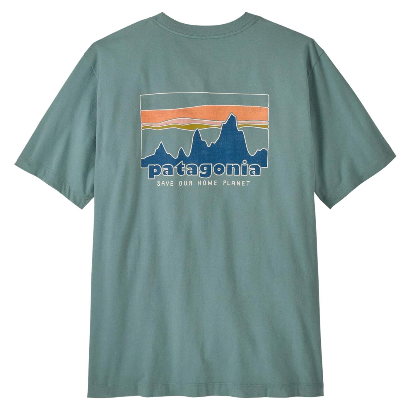 PATAGONIA 73 SKYLINE T-SHIRT - Verde - vista 3