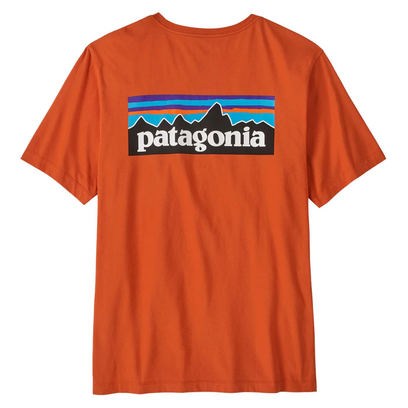 PATAGONIA P-6 LOGO T-SHIRT - Arancione - vista 2