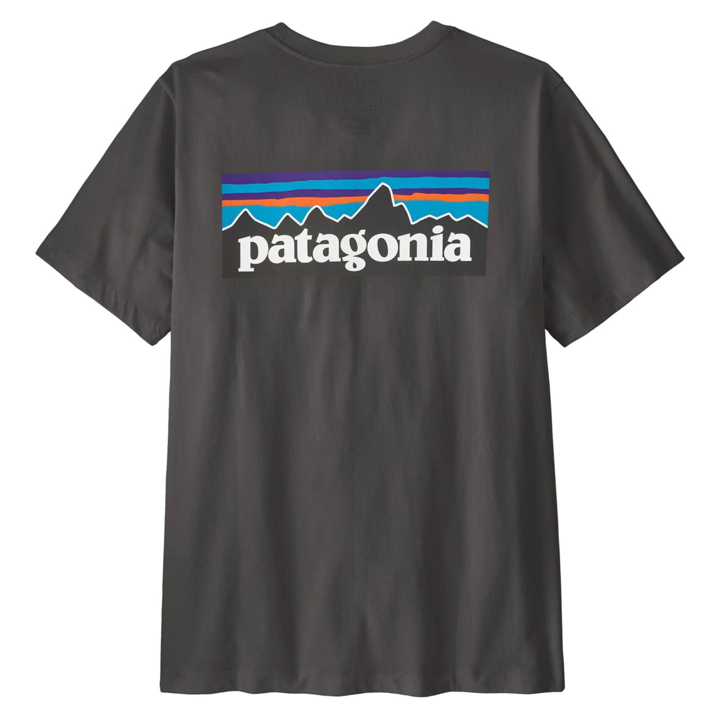 PATAGONIA P-6 LOGO T-SHIRT - Nero - vista 2