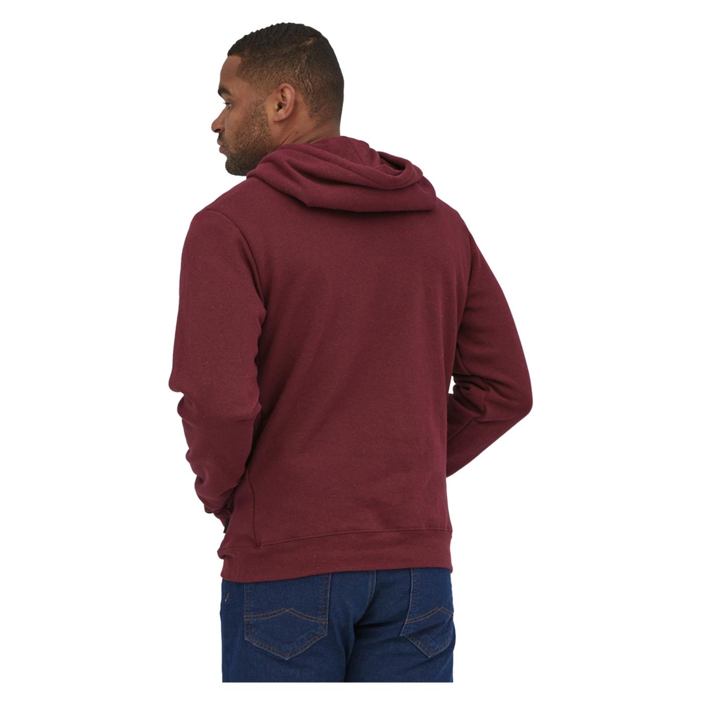 PATAGONIA P-6 LOGO UPRISAL HOODY - Bordeaux - vista 3