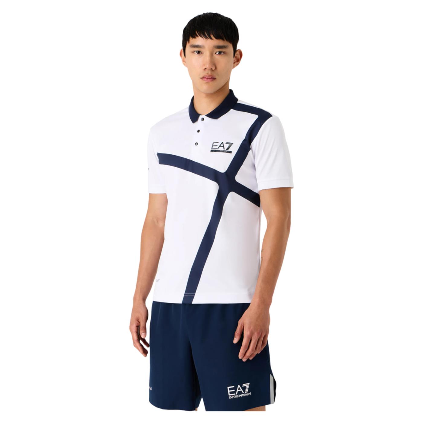 EMPORIO ARMANI 7 EA7 TENNIS PRO M POLO GRAPHIC