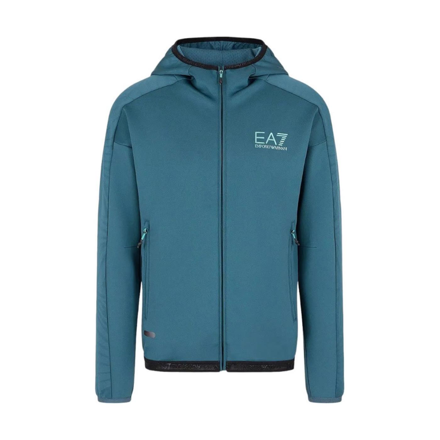 EMPORIO ARMANI 7 EA7 VIGOR7 M HOODIE FULL ZIP