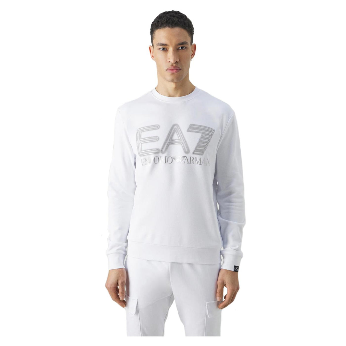 EMPORIO ARMANI 7 EA7 TRAIN LOGO T-TOP CREW - seconda immagine