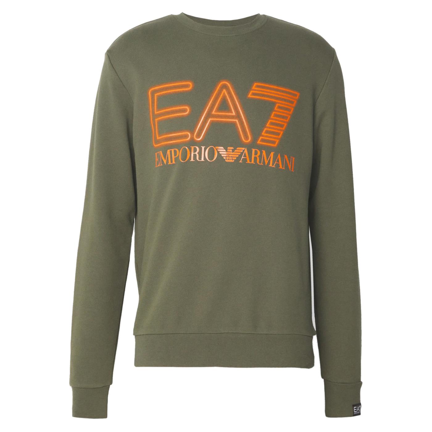 EMPORIO ARMANI 7 EA7 TRAIN LOGO T-TOP CREW