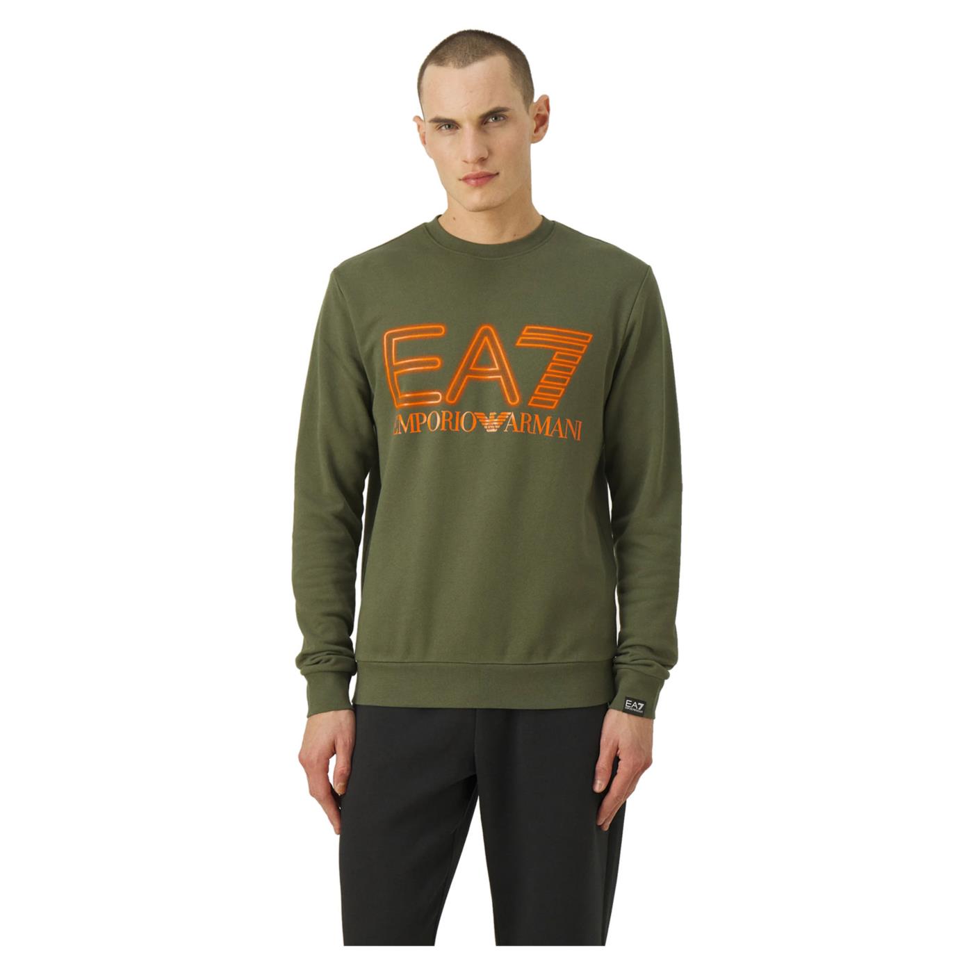 EMPORIO ARMANI 7 EA7 TRAIN LOGO T-TOP CREW