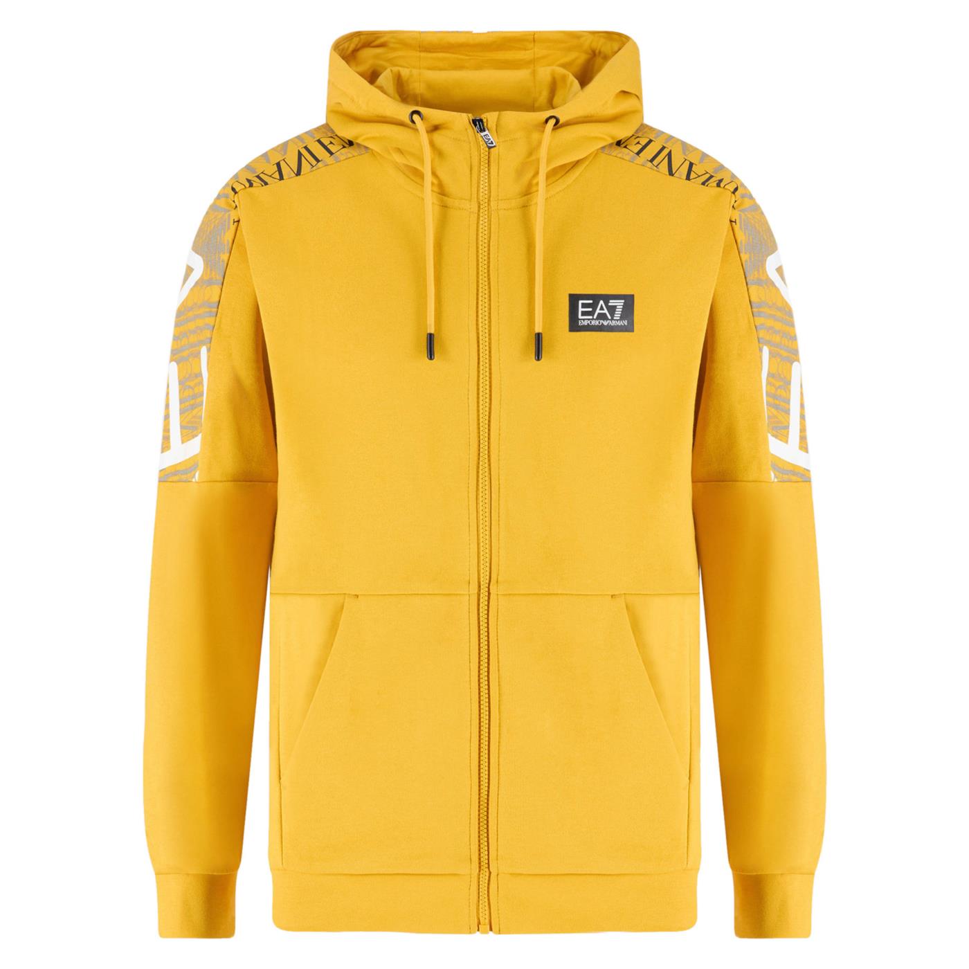EMPORIO ARMANI 7 EA7 TRAIN GRAPHIC HOODIE FZ