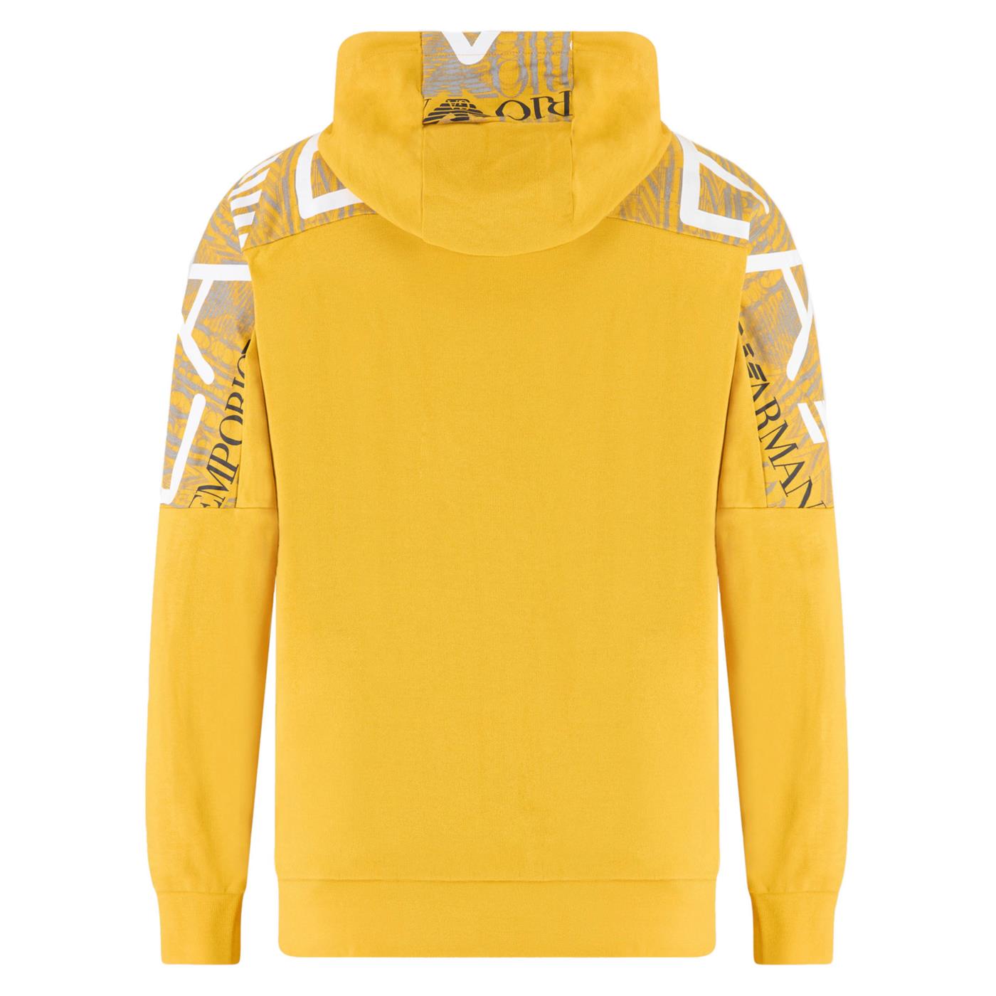 EMPORIO ARMANI 7 EA7 TRAIN GRAPHIC HOODIE FZ