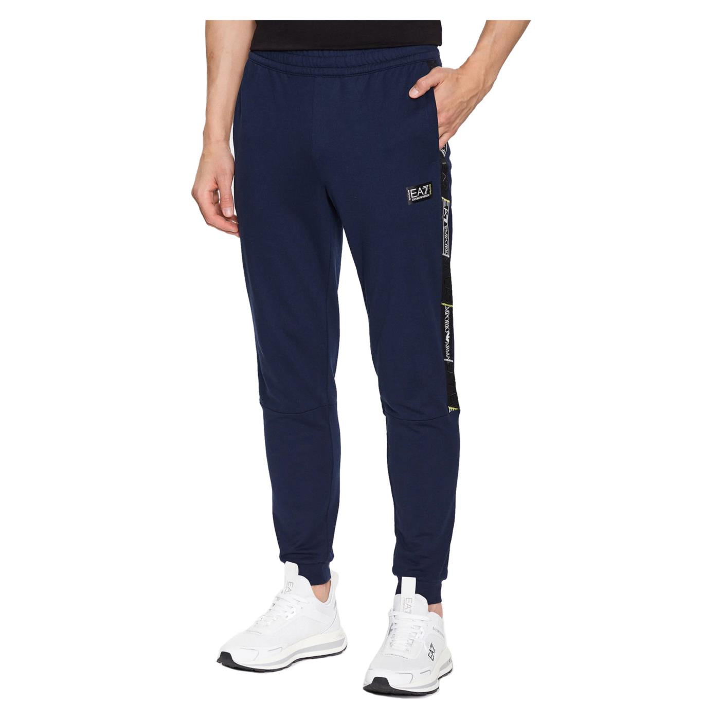 EMPORIO ARMANI 7 EA7 TRAIN LOGO PANTS