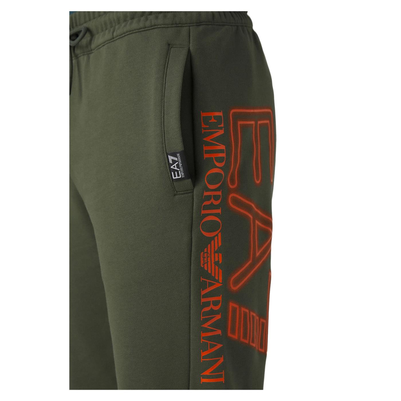 EMPORIO ARMANI 7 EA7 TRAIN LOGO PANTS