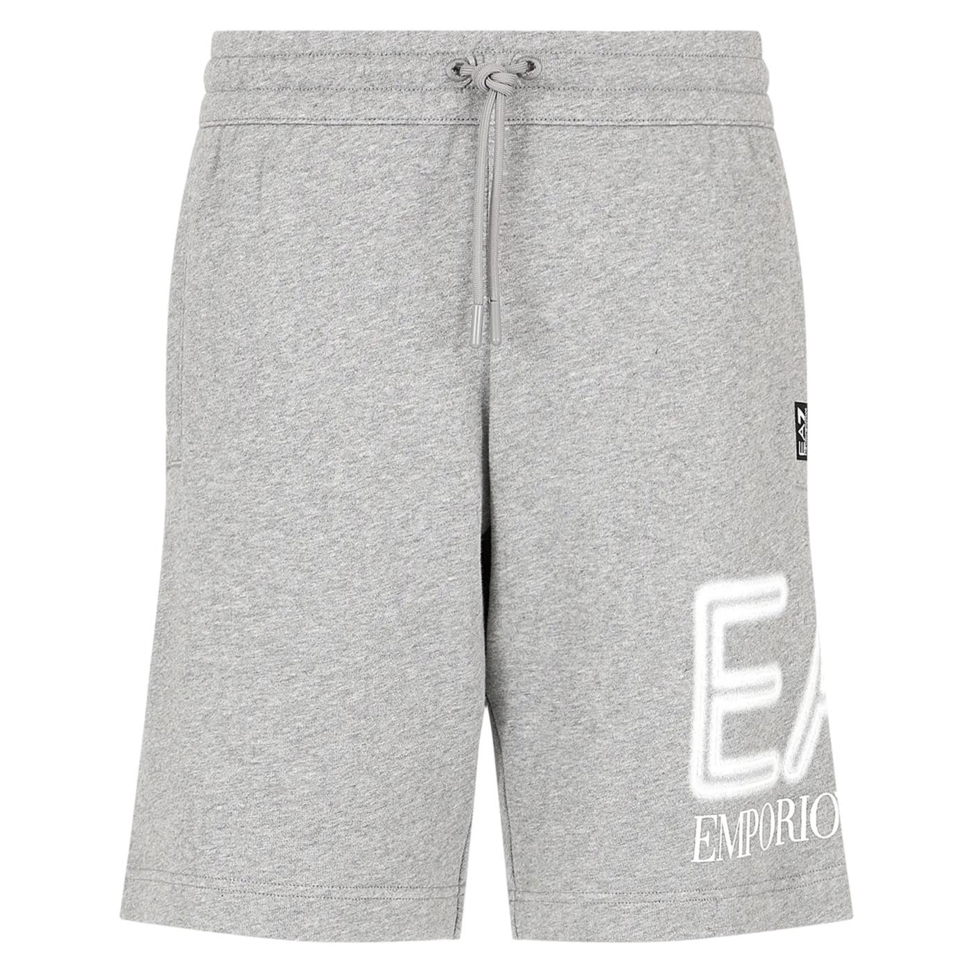 EMPORIO ARMANI 7 EA7 TRAIN LOGO SHORTS
