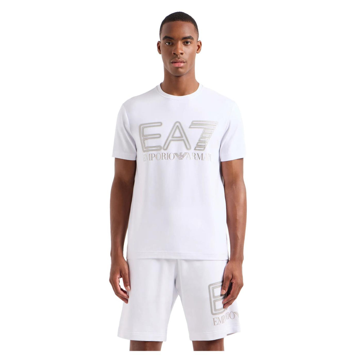 EMPORIO ARMANI 7 EA7 TRAIN LOGO SS TEE - seconda immagine