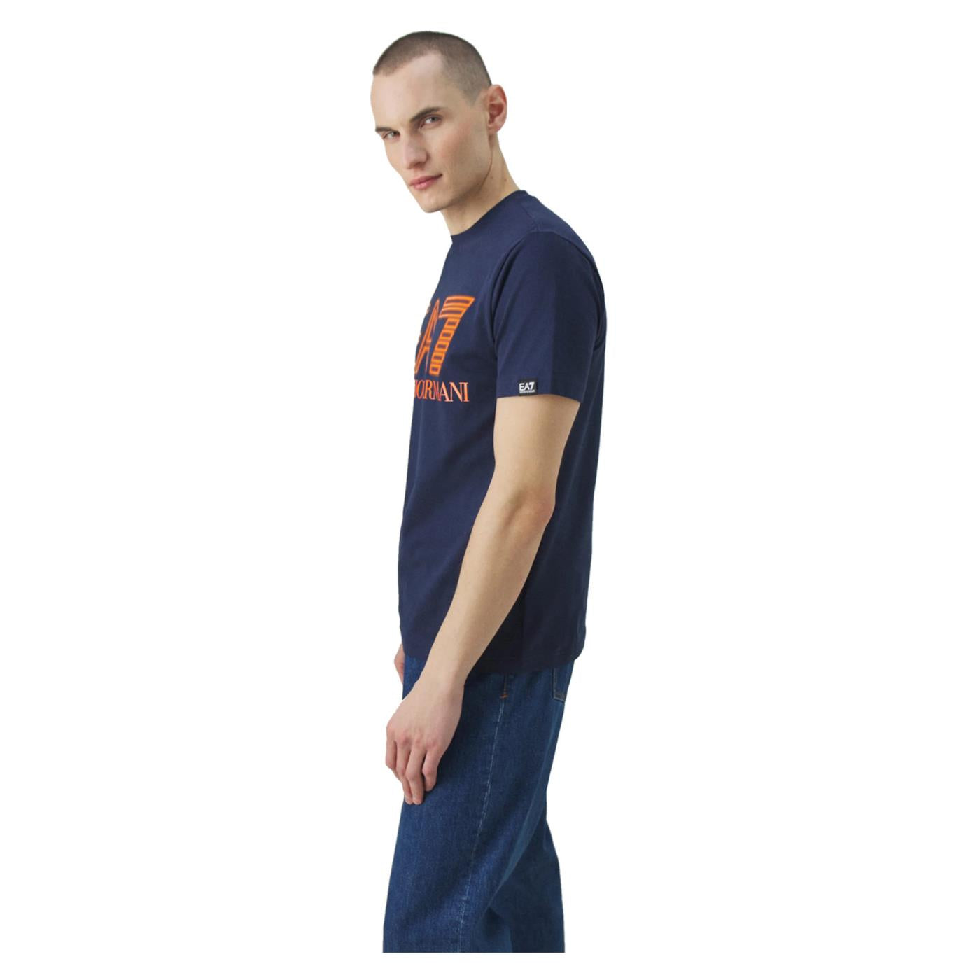 EMPORIO ARMANI 7 EA7 TRAIN LOGO SS TEE