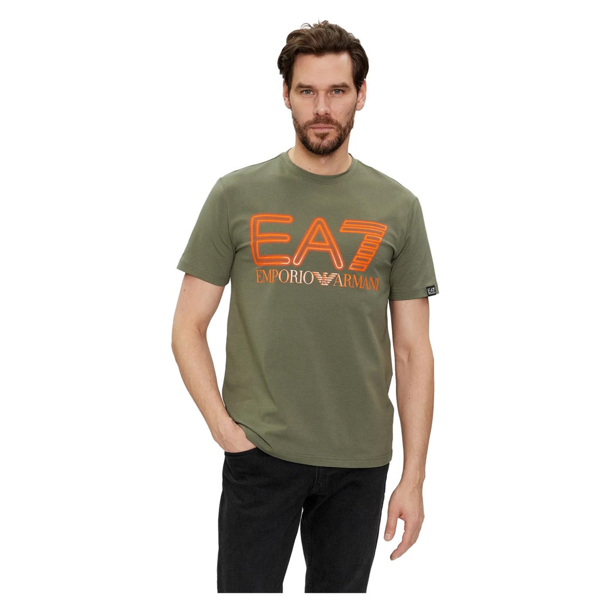EMPORIO ARMANI 7 EA7 TRAIN LOGO SS TEE