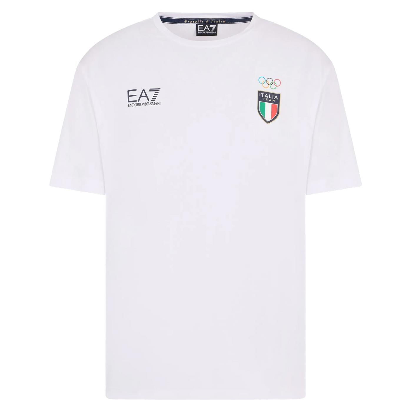 EMPORIO ARMANI 7 EA7 ITALIA OLYMPIC TEAM TEE