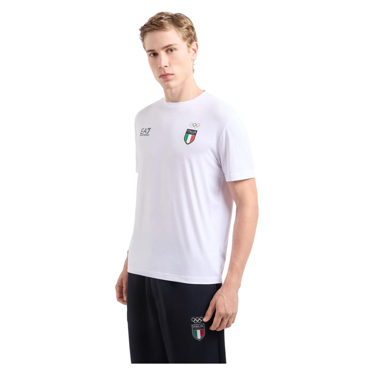 EMPORIO ARMANI 7 EA7 ITALIA OLYMPIC TEAM TEE - seconda immagine