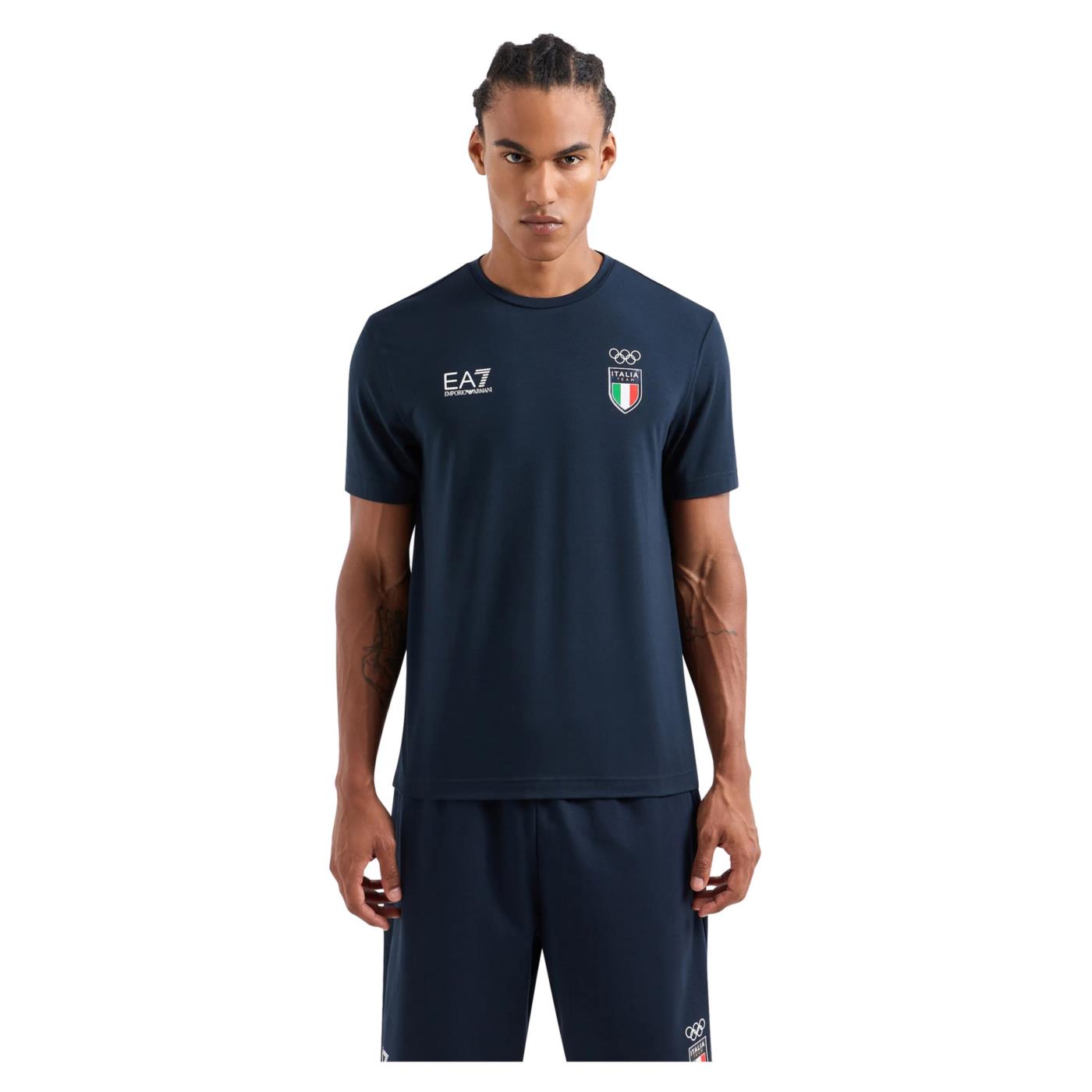EMPORIO ARMANI 7 EA7 ITALIA OLYMPIC TEAM TEE