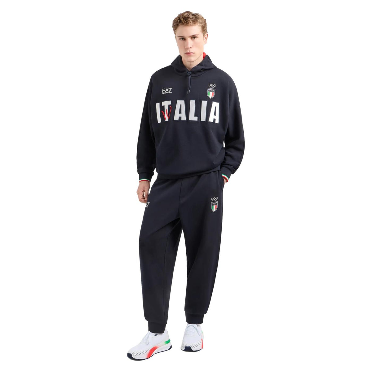 EMPORIO ARMANI 7 EA7 ITALIA OLYMPIC PODIUM TS - seconda immagine