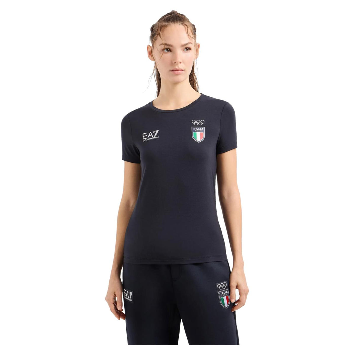 EMPORIO ARMANI 7 EA7 ITALIA OLYMPIC TEAM W TEE - seconda immagine