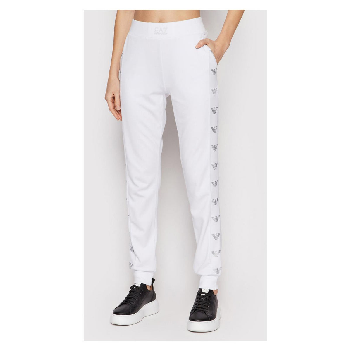 EMPORIO ARMANI 7 EA7 TRAIN LOGO SERIES W PANTS - seconda immagine