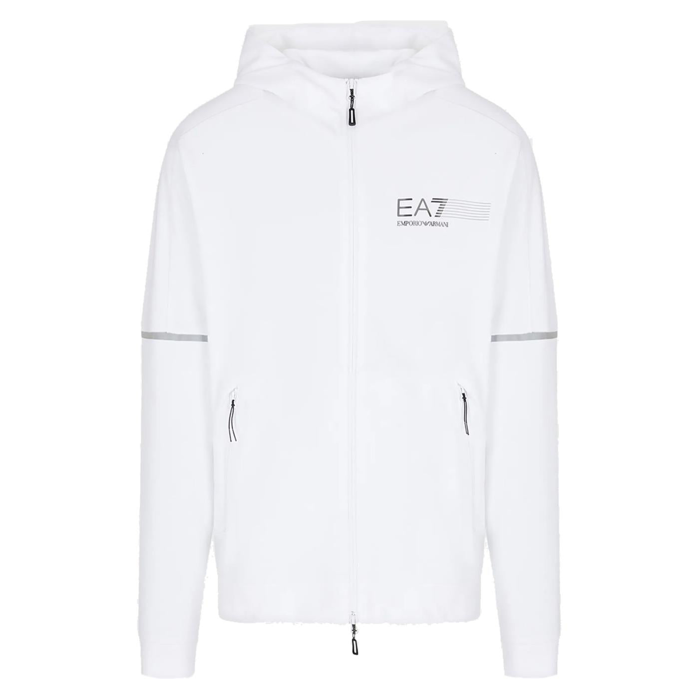 EMPORIO ARMANI 7 EA7 NATURAL VENTUS7 M HOODIE - Bianco - immagine principale